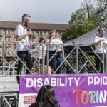 Sul palco del Disability Pride di Torino