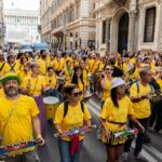 Banda musicale al corteo del Disability Pride di Roma